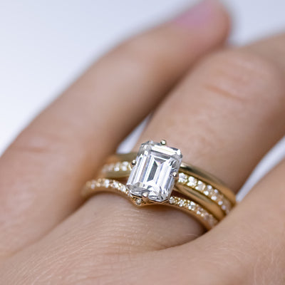 Victory ~ Curve Diamond Ring