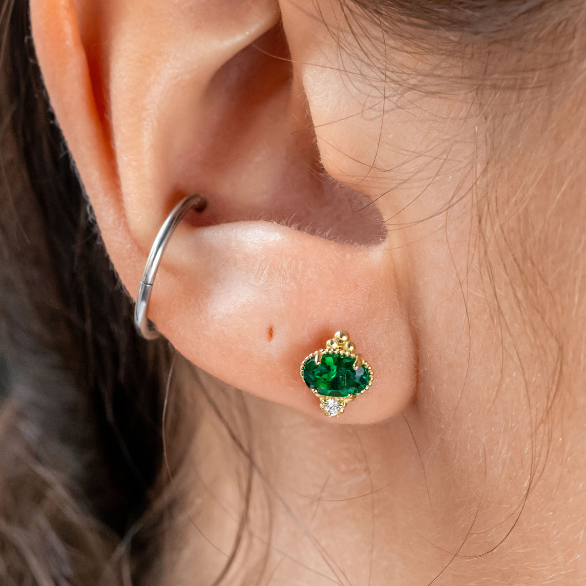 Mayfair Emerald Earrings ~ Ready to Ship