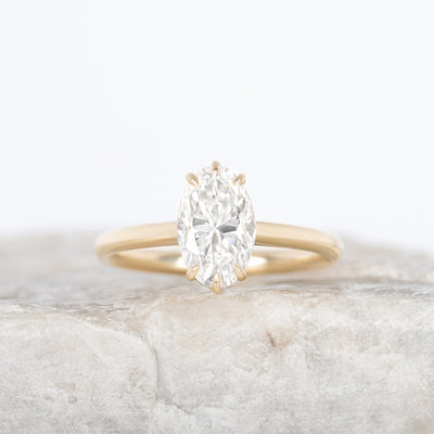 Olive ~ Oval Engagement Ring