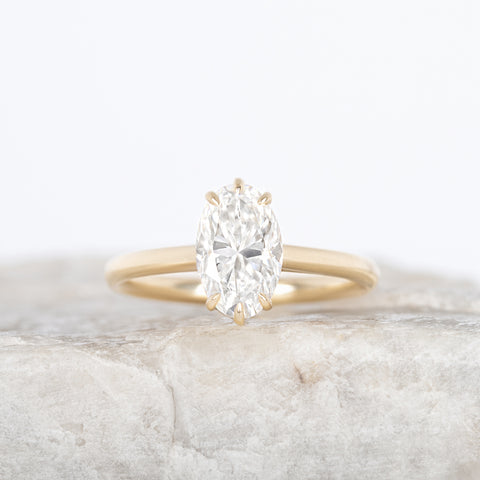 Olive ~ Oval Engagement Ring