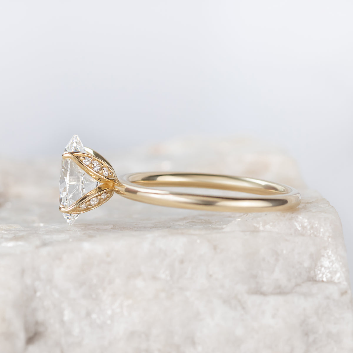 Evie ~ Petal Engagement Ring