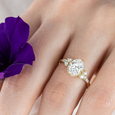 Phillipa ~ Oval Engagement Ring