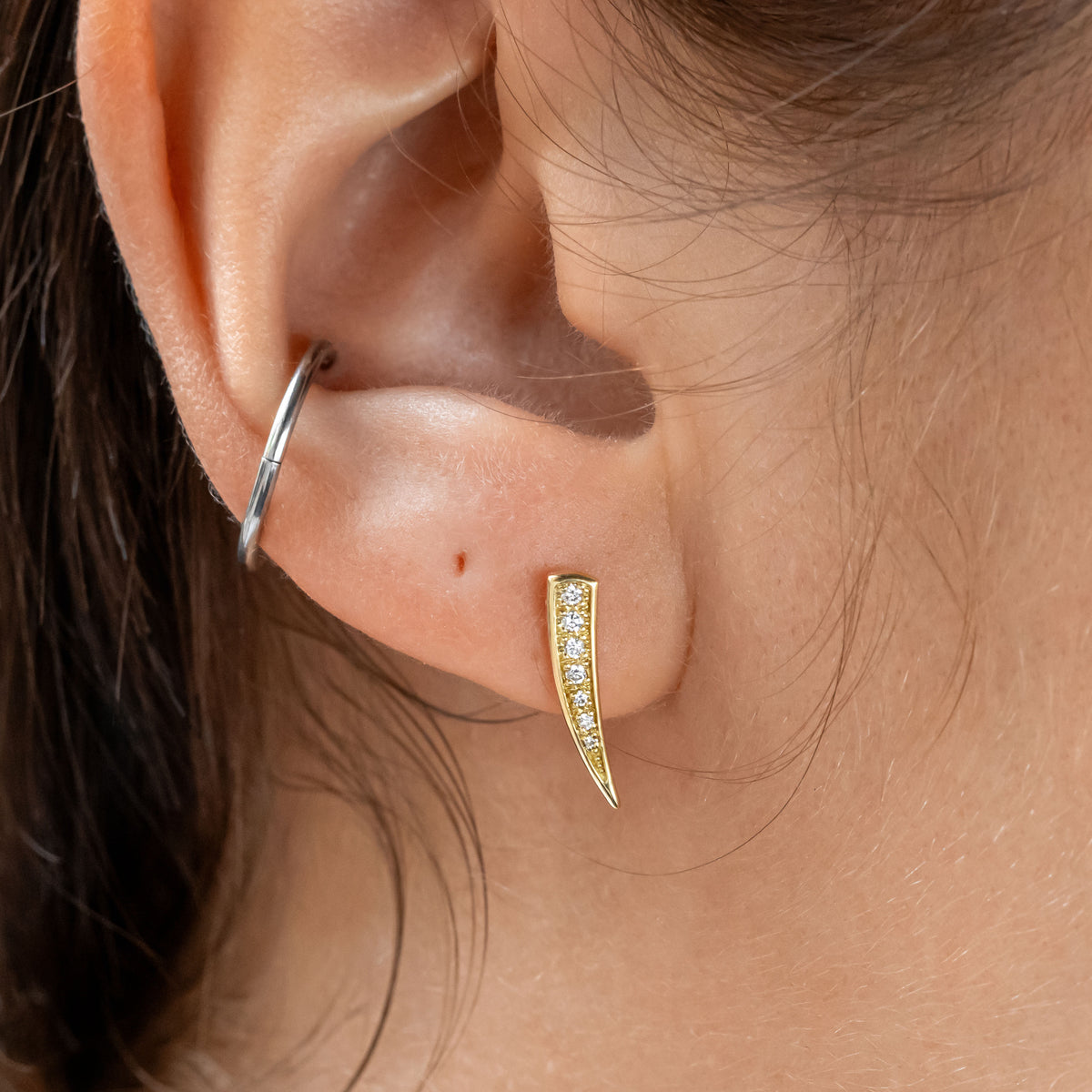 Talon Diamond Earrings ~ Ready to Ship