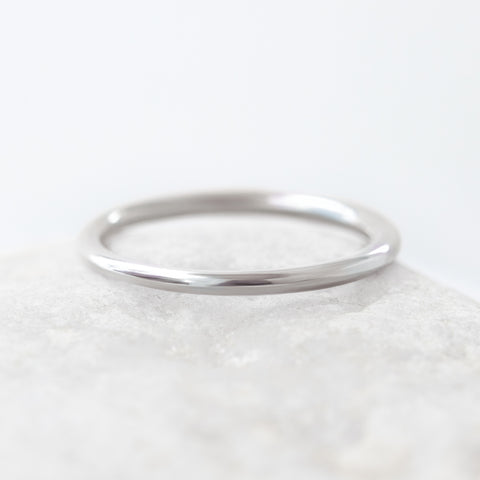 Uma Petite Platinum Ring ~ Ready to Ship