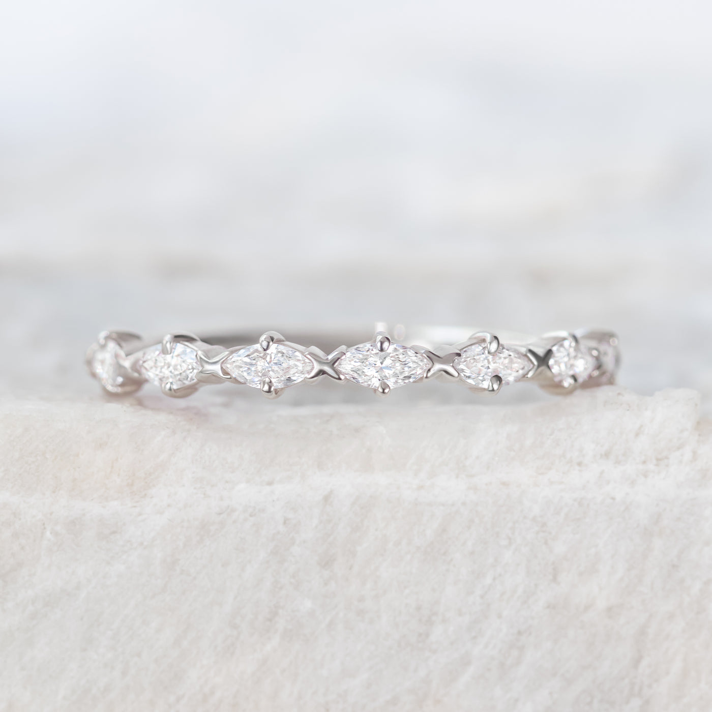Coral ~ Diamond Ring