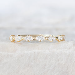 Coral ~ Diamond Ring