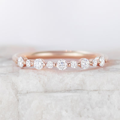 Virginia ~ Diamond Wedding Band