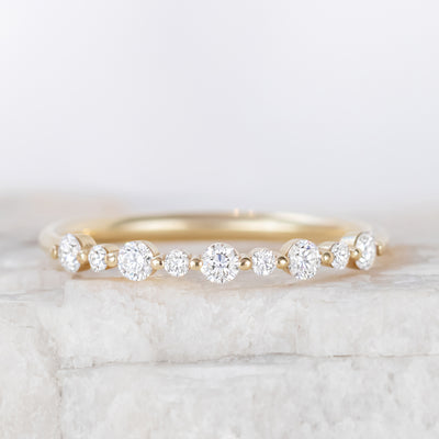 Virginia ~ Diamond Wedding Band