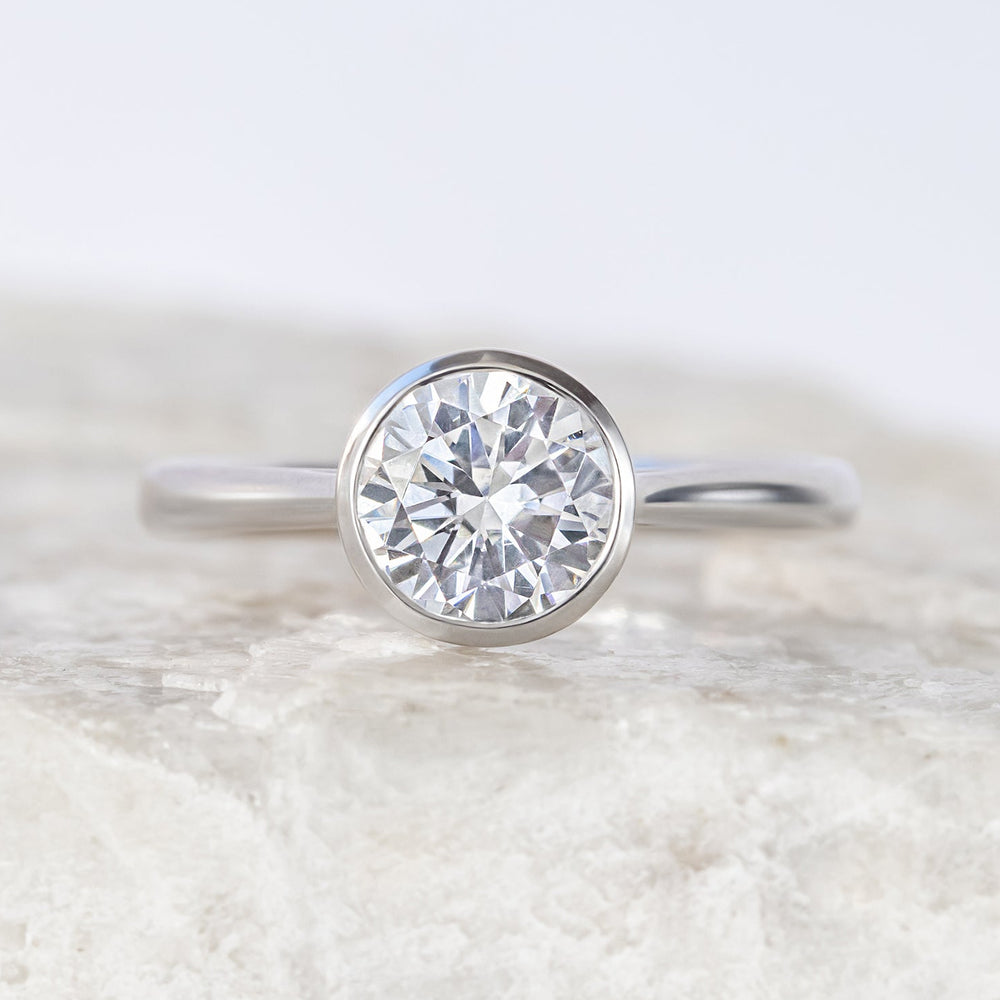 Betsy ~ Brilliant Cut Bezel Ring