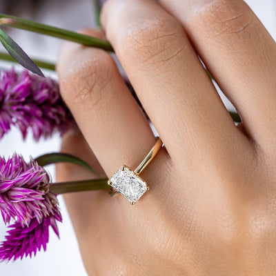Lily ~ Emerald Cut Ring