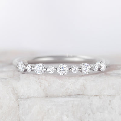 Virginia ~ Diamond Wedding Band