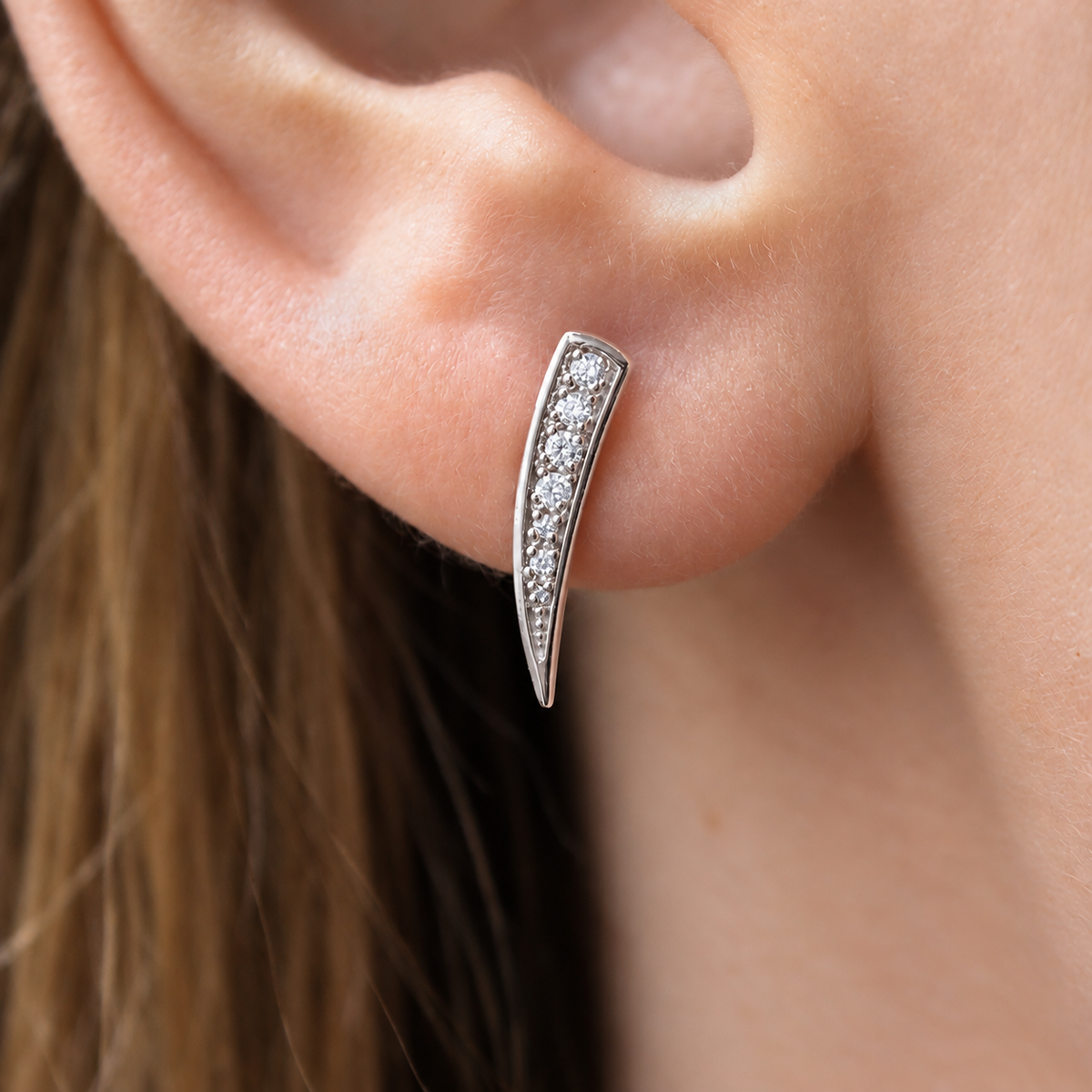 Talon Diamond Earrings ~ Ready to Ship