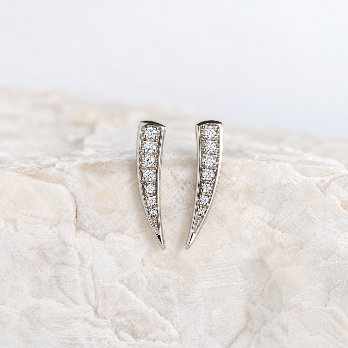 Talon Diamond Earrings ~ Ready to Ship