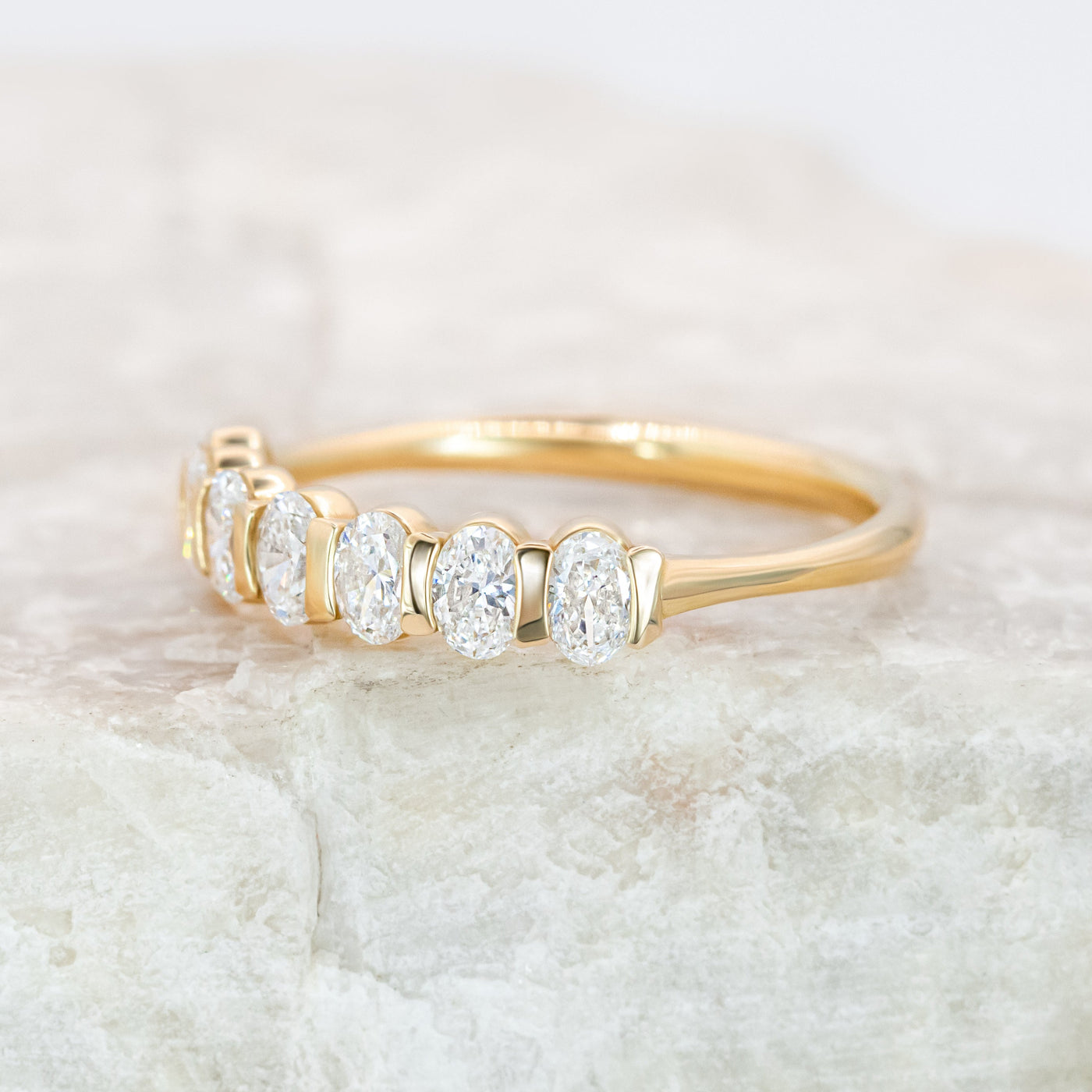 Donna ~ Bar Set Diamond Ring