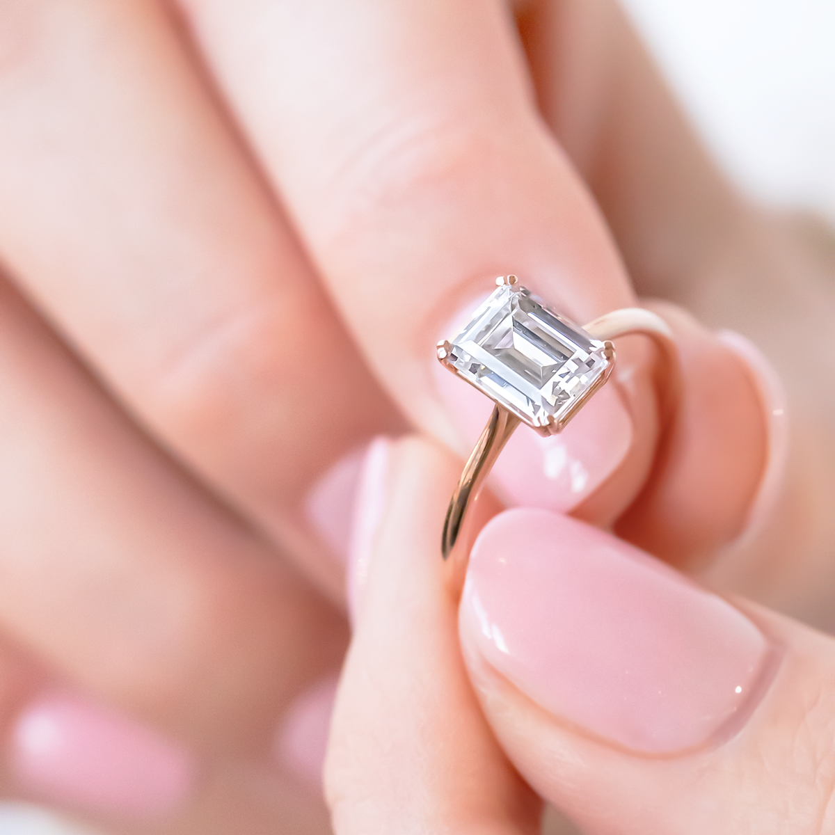 Harlan ~ Emerald Cut Ring