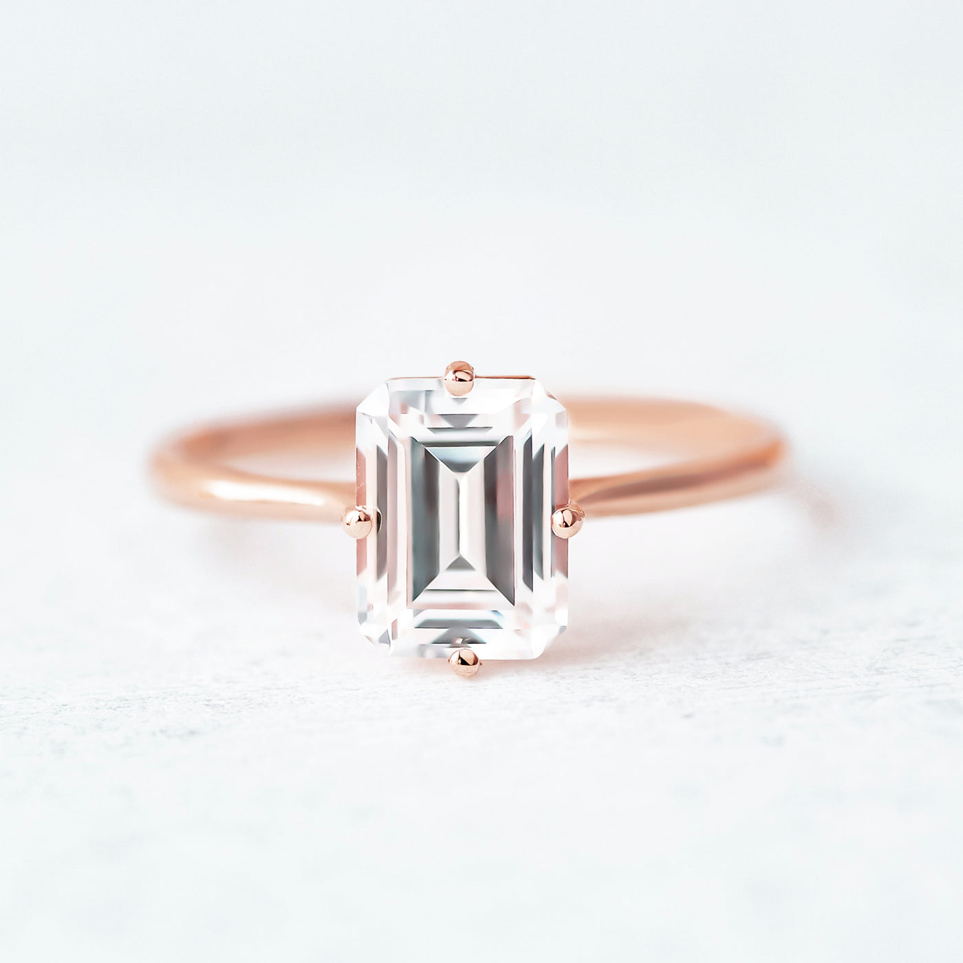 Louise ~ Emerald Cut Ring