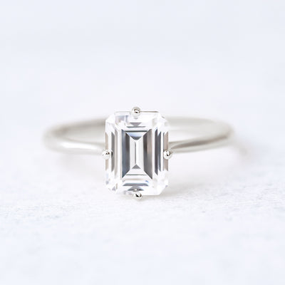 Louise ~ Emerald Cut Ring