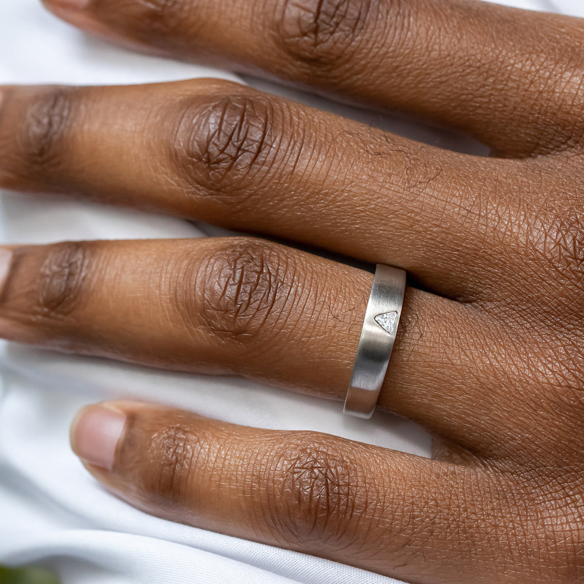 Hudson ~ Diamond Wedding Ring