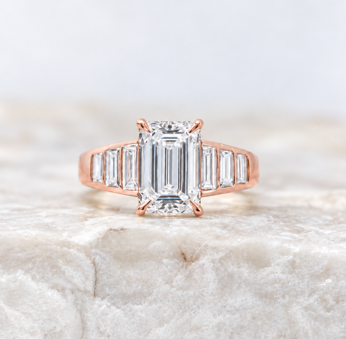 Matilda ~ Baguette Diamond Ring