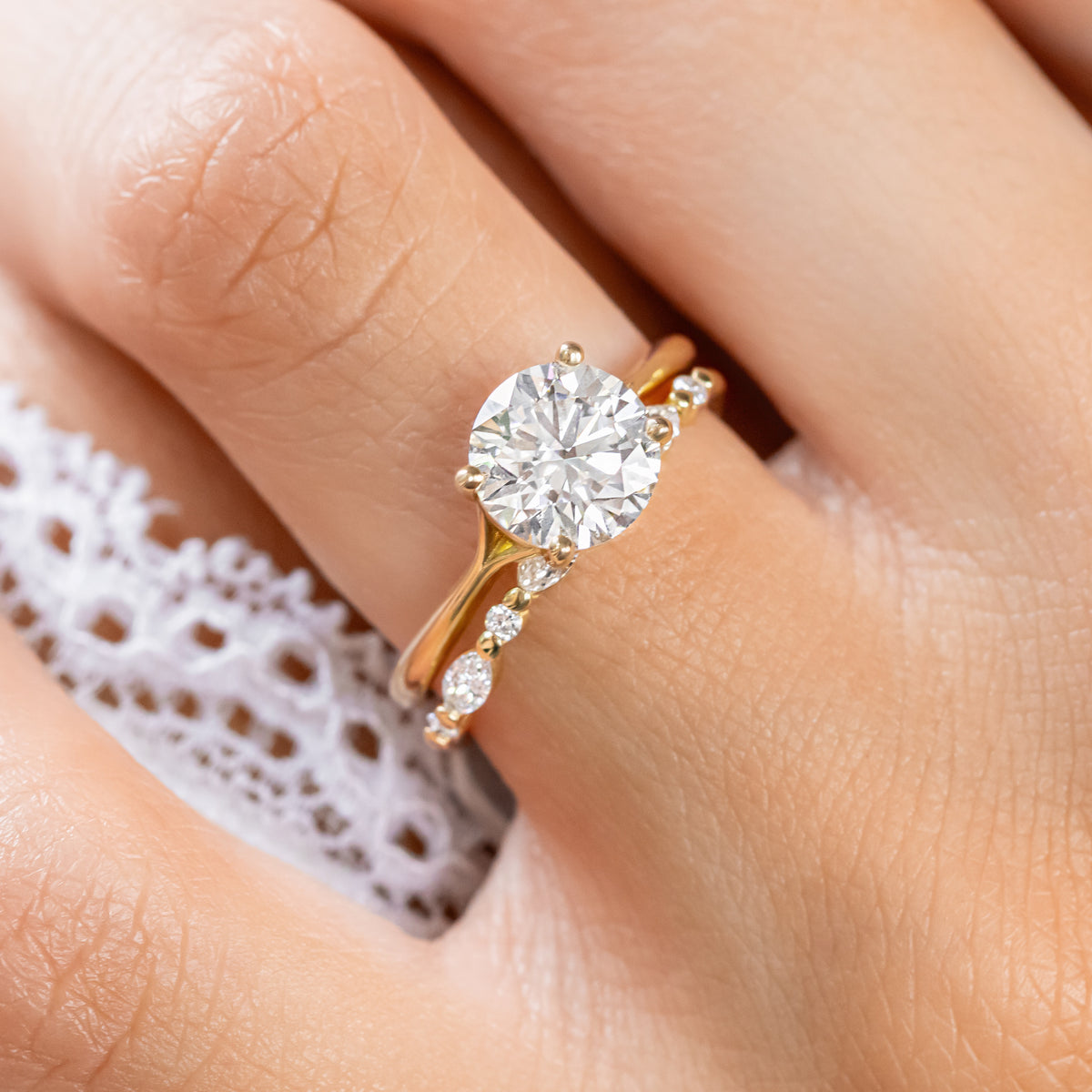 Clementine ~ Round Cut Ring