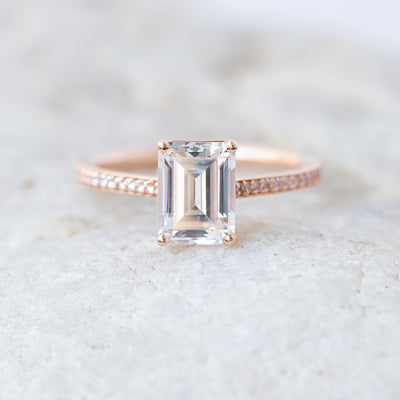 Ella ~ Emerald Cut Ring