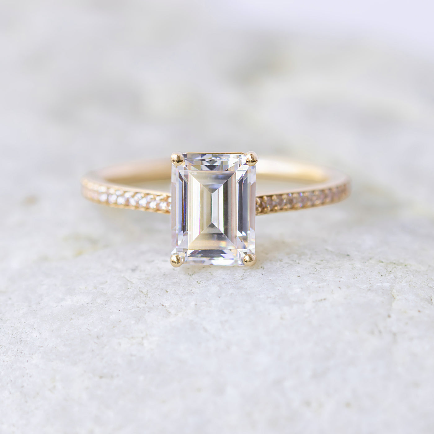 Ella ~ Emerald Cut Ring