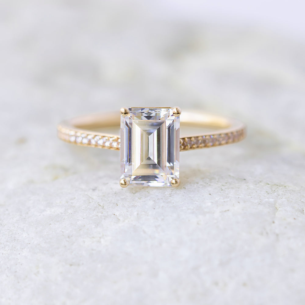 Ella ~ Emerald Cut Ring