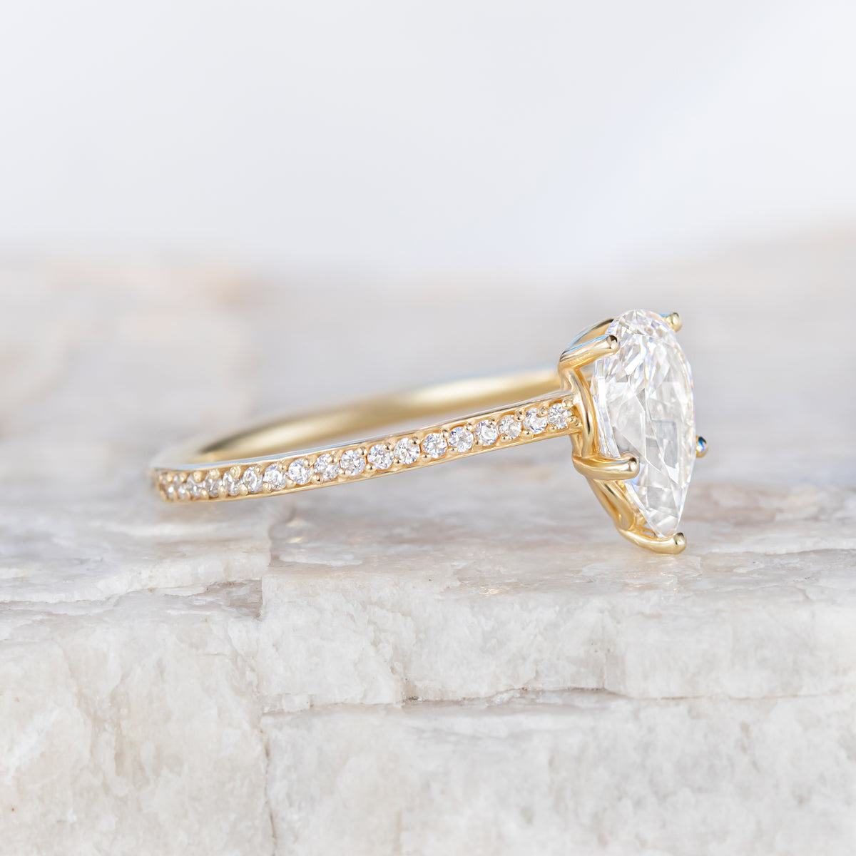 Elsie ~ Pear Cut Ring