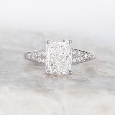 Emmaline ~ Side Stone Ring