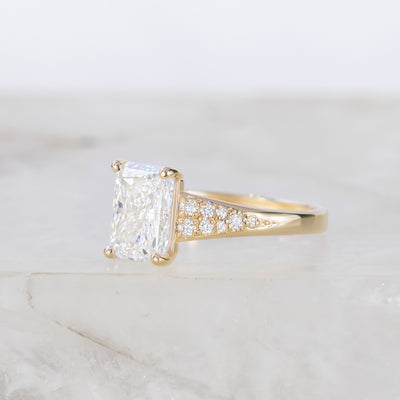 Emmaline ~ Side Stone Ring