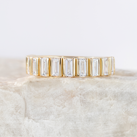 Esme ~ Diamond Baguette Band