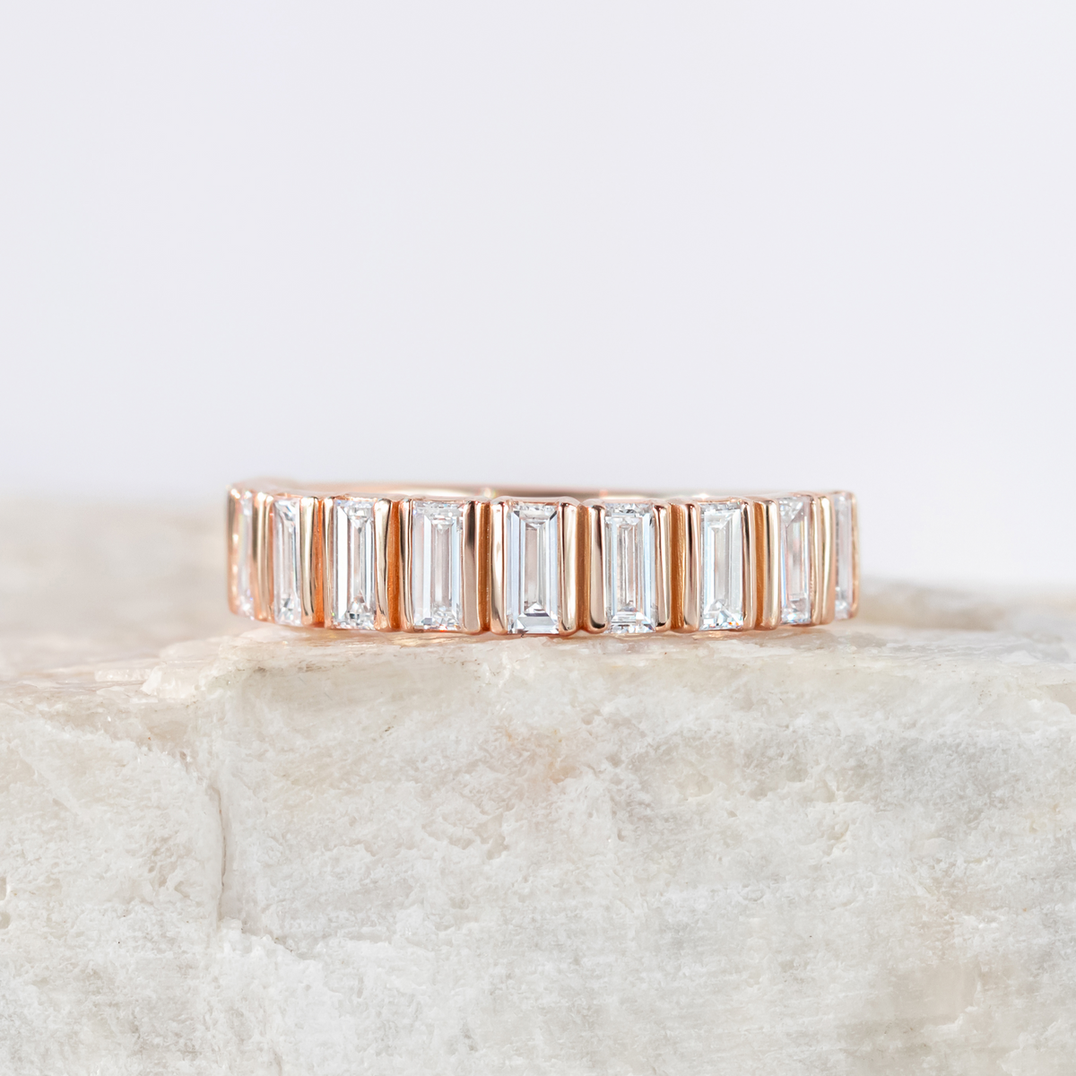 Esme ~ Diamond Baguette Ring