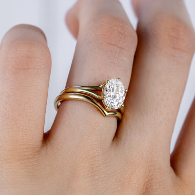 Vida ~ Curve Wedding Ring