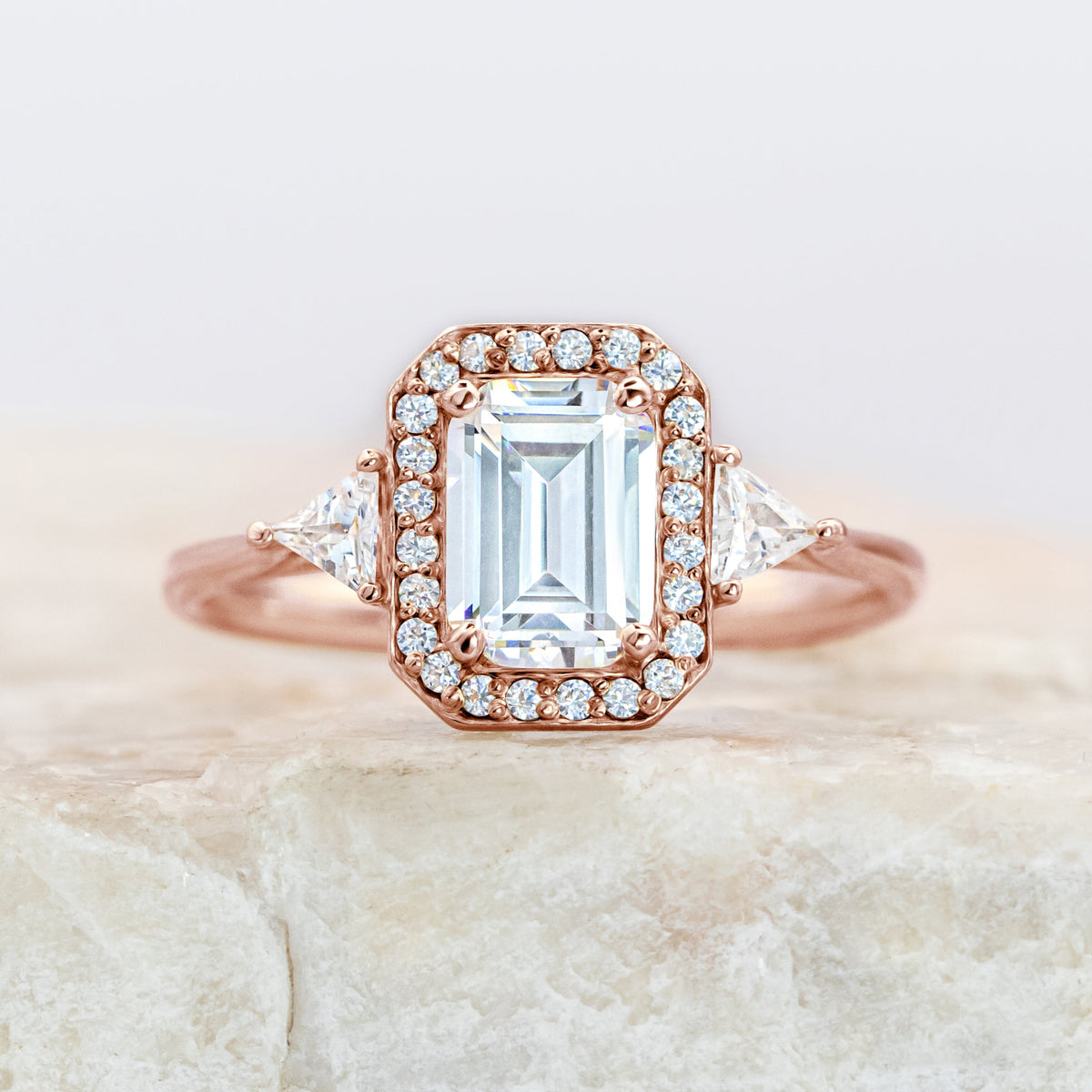Francis ~ Halo Engagement Ring