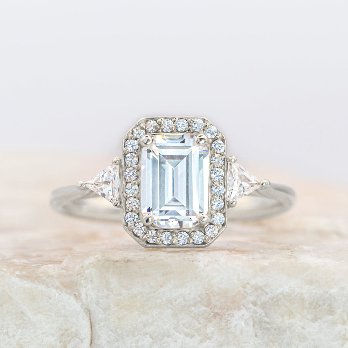 Francis ~ Halo Engagement Ring