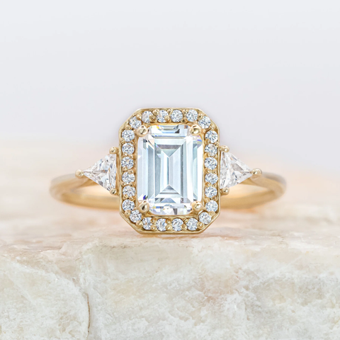 Francis ~ Halo Engagement Ring