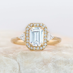 Francis ~ Halo Engagement Ring