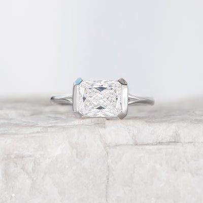 Frankie ~ Half Bezel Ring