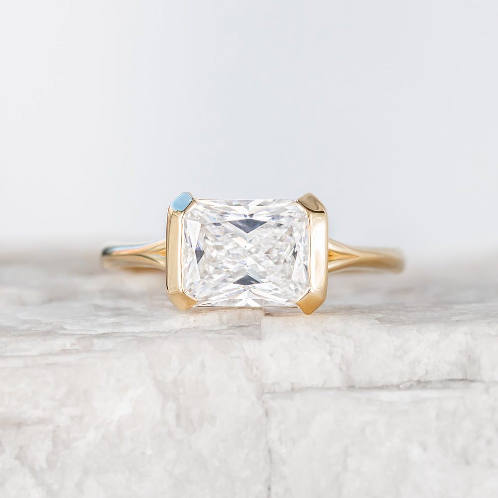 Frankie ~ Half Bezel Ring