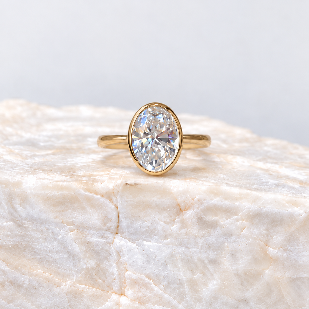 Proposal Ready ~ Betsy 2.05ct Lab Grown Oval Diamond Engagement Ring