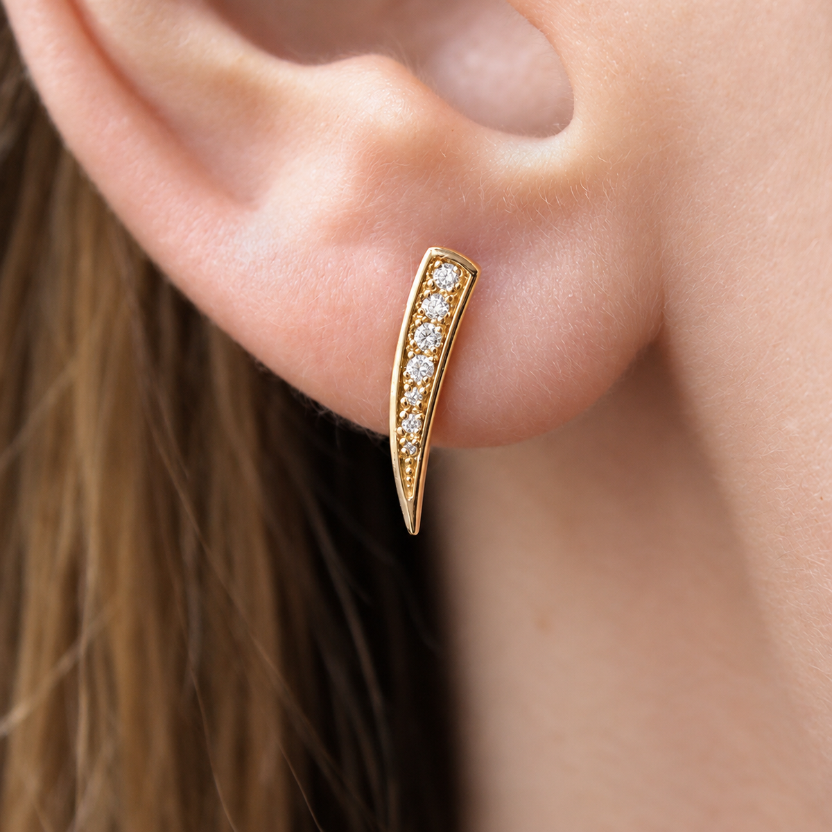 Talon Diamond Earrings ~ Ready to Ship
