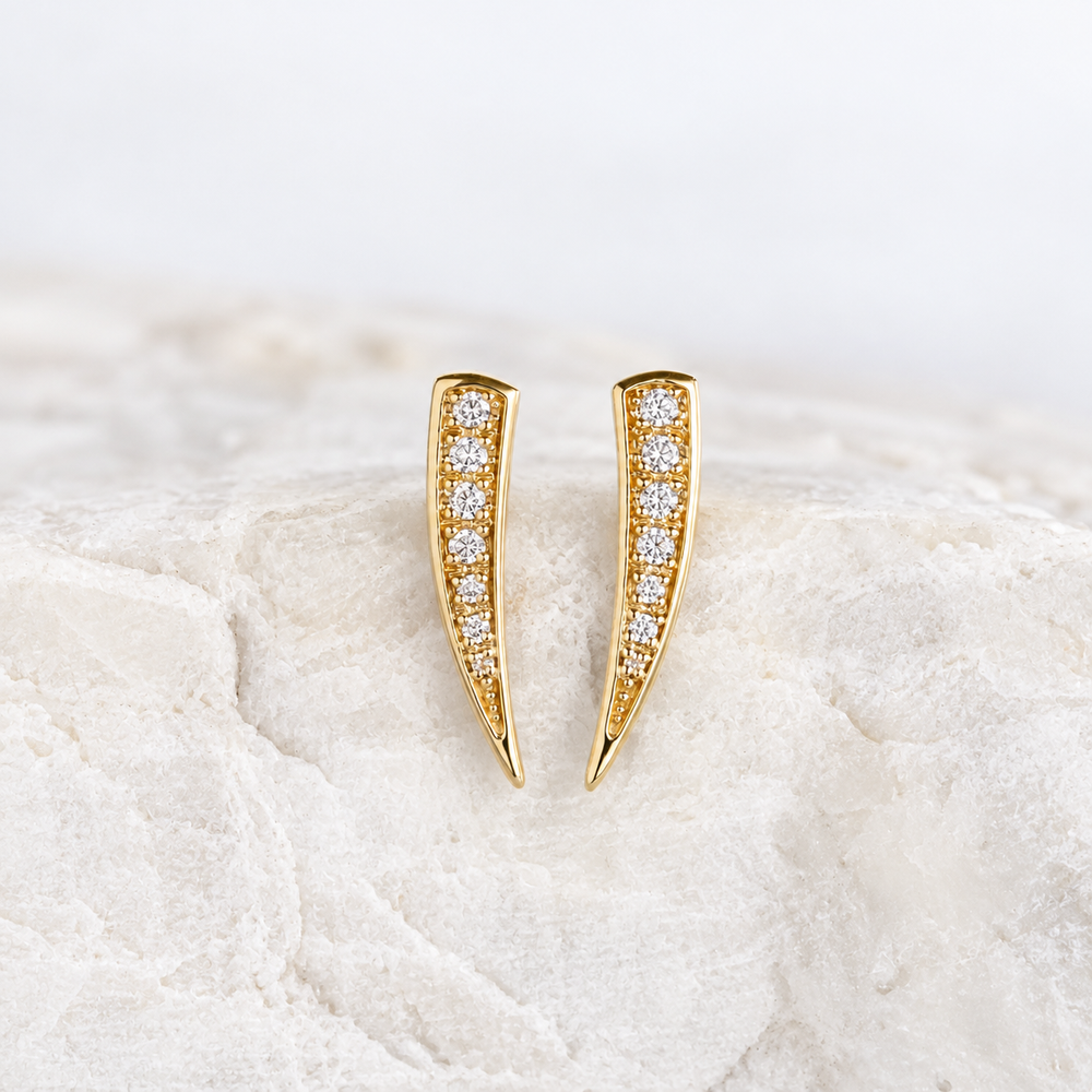 Talon Diamond Earrings ~ Ready to Ship
