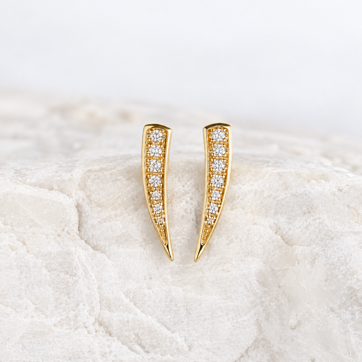 Talon Diamond Earrings ~ Ready to Ship