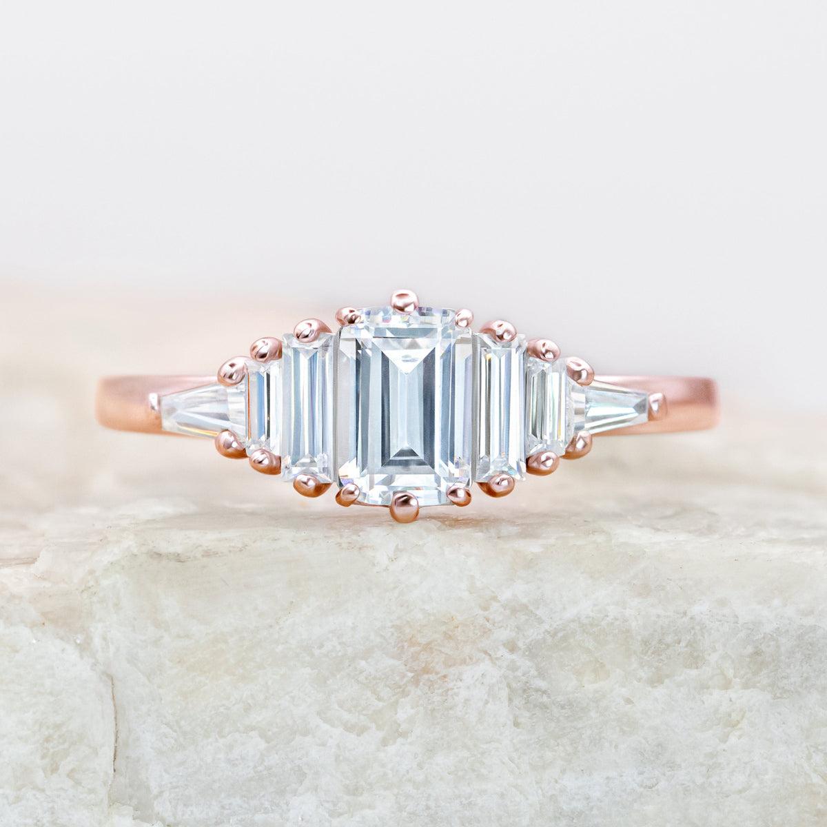 Harriet ~ Emerald Cut Ring