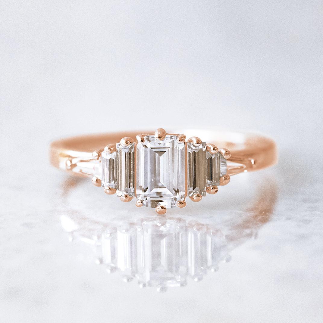 Harriet ~ Emerald Cut Ring