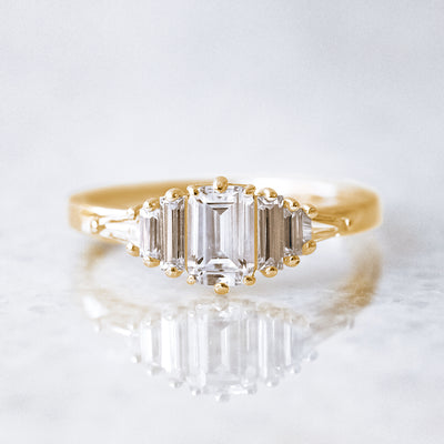 Harriet ~ Emerald Cut Ring