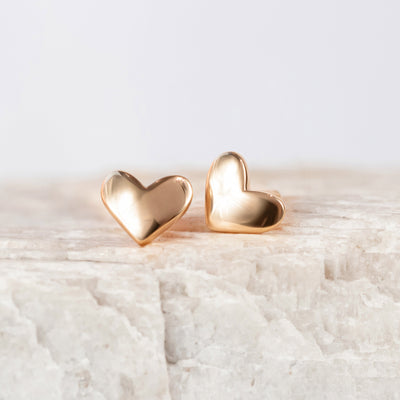 Heart Stud Earrings