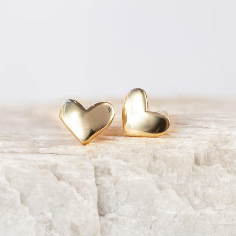 Heart Stud Earrings