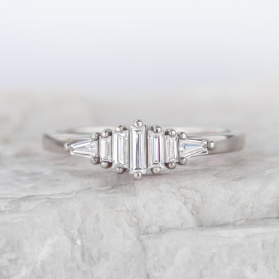 Henrietta ~ Baguette Diamond Ring