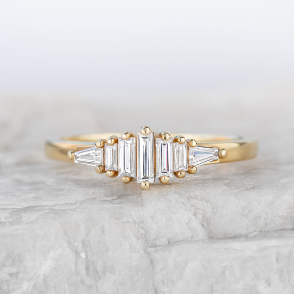 Henrietta ~ Baguette Diamond Ring